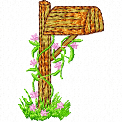 Mailbox Embroidery Design 10 Mailbox Embroidery Design 10
